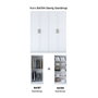 Hanah Home Armario Blanco BA194 - 4574